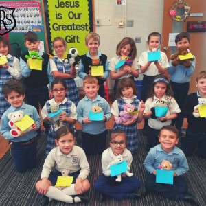 The 1st graders sent Teddy Bears to Rochester International Academy